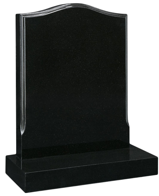 Granite headstone stone mason