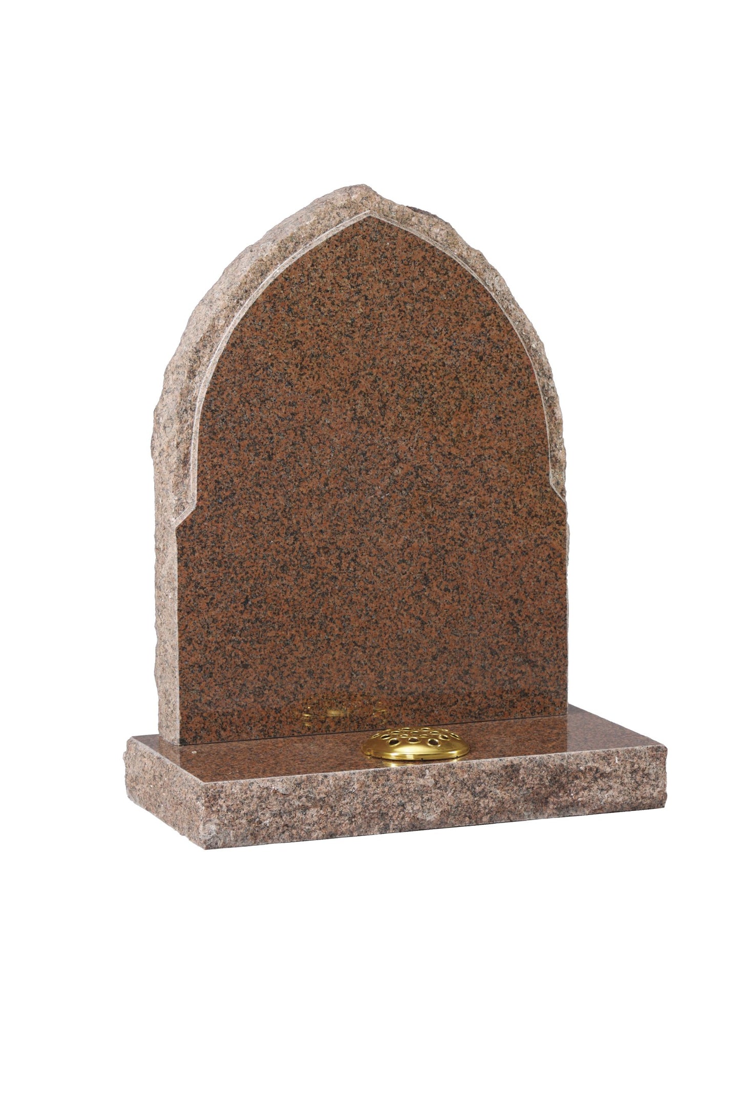 red granite headstone 