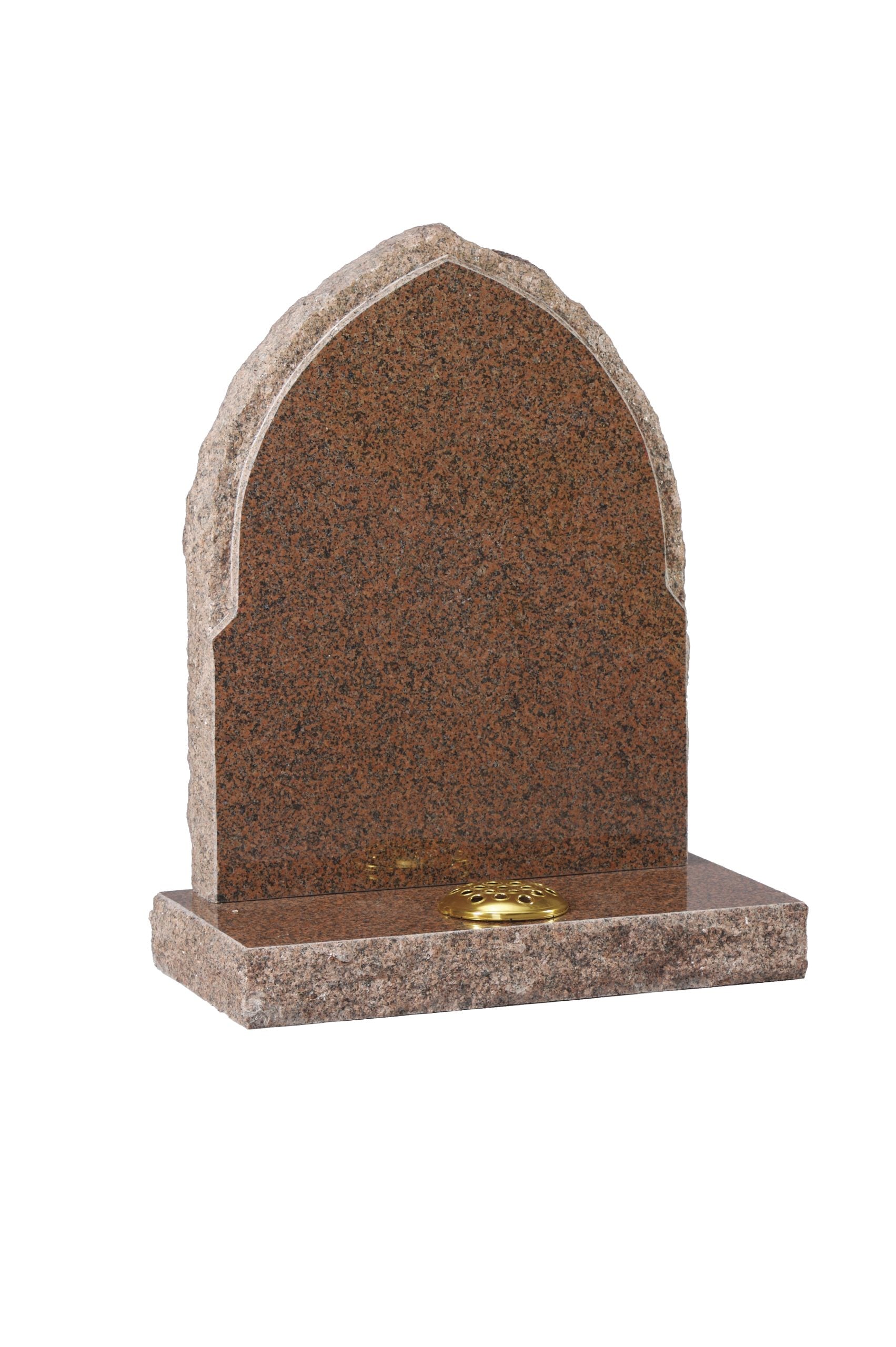 red granite headstone 