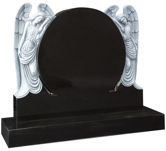 granite headstone oxford angels