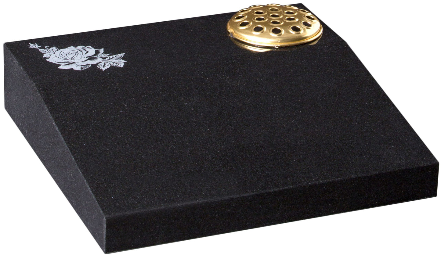 granite memorial tablet rose oxford 