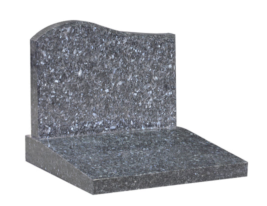 Blue Pearl Cremation headstone with Desk Base (ET160)