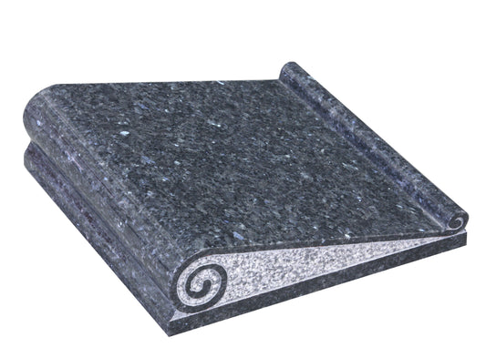 Blue Pearl Cremation Scroll (ET166)