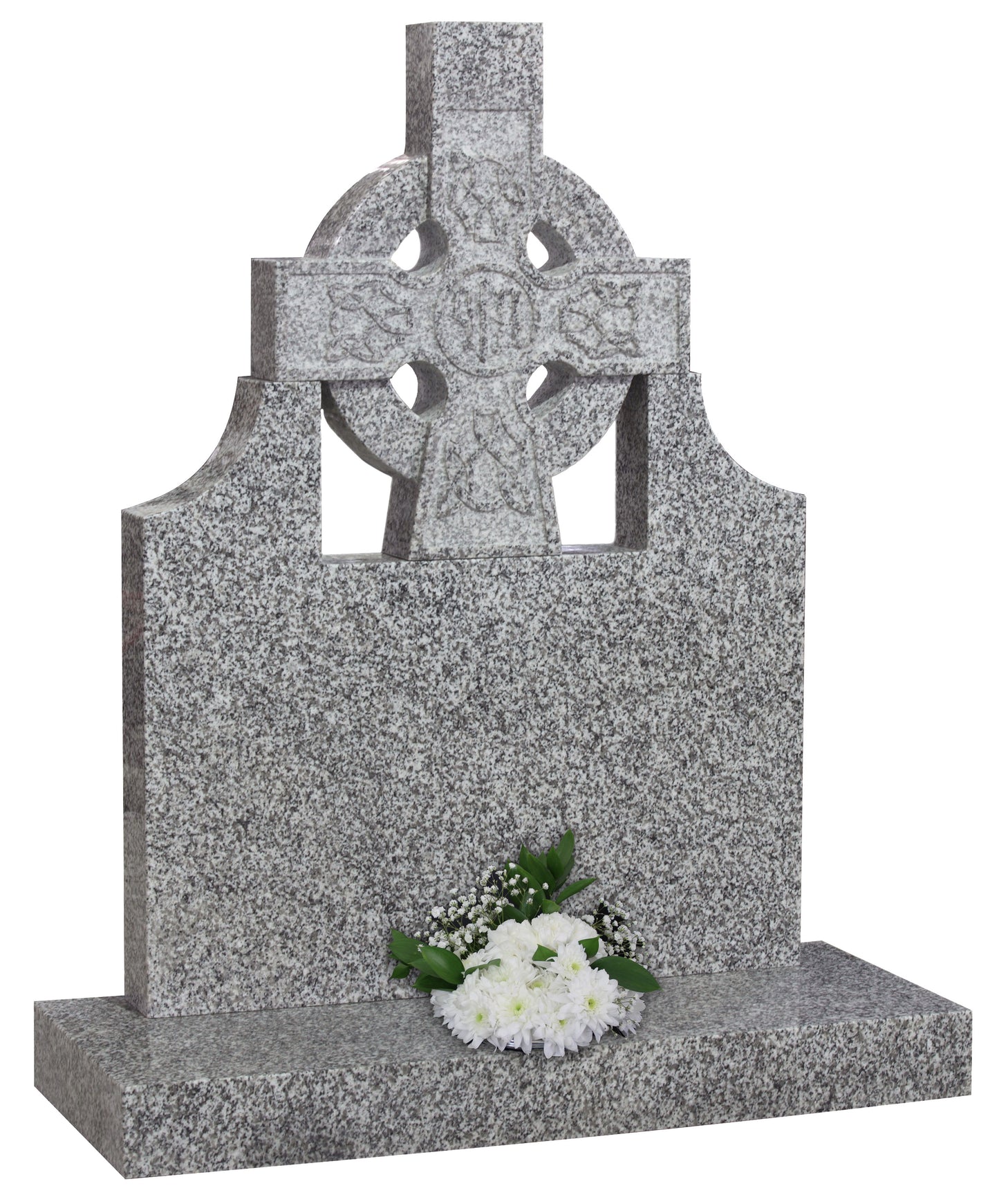 Truro Grey Celtic cross Headstone (ET54)