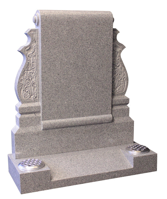Raised scroll memorial (ET56)