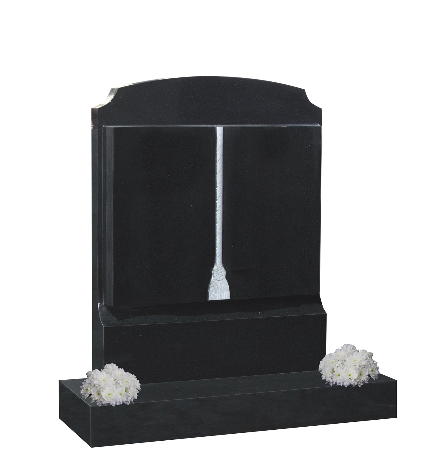 Book Headstone with scooped corners (ET88)